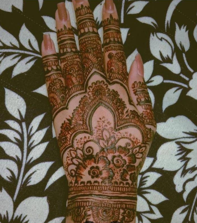 Real Red Sharara Bride by Mishal